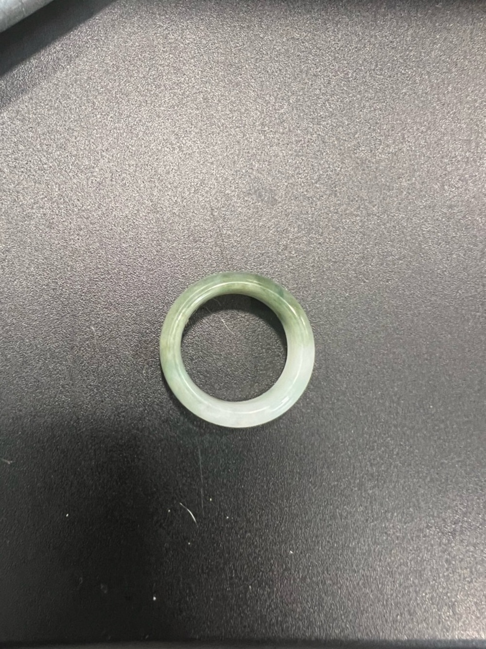 Green Jade Band Ring - Women Jewelry - Picture 4 of 4